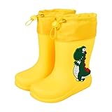 Unisex Kinder Gummistiefel Cartoon Eva Wasserschuhe Verstellbare Anti-Rutsch Halbhoch Weiche Sohle Outdoor Regenschuhe Für Stadt Land Stiefel