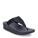 FitFlop FZ8399-040 LULU SHIMMERLUX Zehentrenner Midnight Navy US06