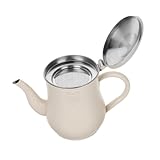 GALPADA Edelstahl Ölfilterkanne mit Eingebautem Sieb Dickwandig Langlebig Küchenölfilter für Gesundes Kochen und Fettfreies Abgießen Lebensmittelecht für Zuhause und Gastronomie Geeignet