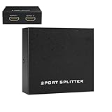 Monitoradapter Dual-Video-Splitter - 4K 1x2 Hochgeschwindigkeits-Hub, Doppel-Monitor-Verlängerungswerkzeug, universeller Bildschirmanschluss | Hohe Pre-Signalausrüstung