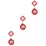 WRITWAA 3St Krankenschwester Taschenuhr Schlüsselanhänger Taschenuhr Pflegeuhren für Krankenschwestern Popular Krankenschwester Uhr Damenuhren Digitaluhr teleskopische Schwesternuhr