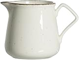 Ritzenhoff & Breker Krug Casa, 330 ml, Servierkrug im Vintage-Look, Mix & Match-Geschirr, Spülmaschinenfest & Mikrowellengeeignet, Porzellan, Creme