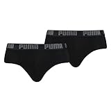 PUMA Herren Mens Everyday Briefs Unterwäsche, Black / Black, M EU