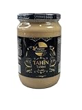 Tahini - Natürliche Sesampaste, Spezialröstverfahren, in Steinmühlen gemahlen, gesunde Aufstriche, in Glasjar mit frischen und nahrhaften Inhaltsstoffen, vegan und natürlich (1, gramm, 700)