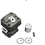SAANICH 35mm 38mm & 40mm Zylinderkolbensatz passend for Stihl FT250 HT250 FS250 FS250R FS202 FS120 FS200 Freischneider Trimmer Ersatzteile(NEW FS120 35mm)