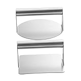 CAXUSD 2St Burger-Pressplatte pattypresse Burger Press Hamburgerzubehör Grillregale zertrümmerte Burgerpresse Zartmacher Kochform Fleischpresswerkzeug für zu Hause Rostfreier Stahl Silver