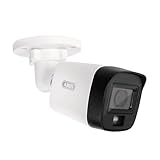 ABUS Überwachungskamera 5MP Mini-Tube Analog HD Mit Netzteil und 30m Kabel – Nachtsicht IR & Farbe, wetterfest, 30m Reichweite, Plug & Play, Weitwinkel, für außen & innen – TVCC35512