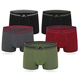 FM London Herren (5er-pack) Bambus-herren-boxershorts Boxer...