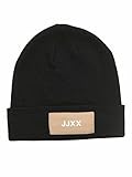 JJXX Damen Jjxx Jxbasic Logo Beanie Sn Strickm tzen f r Damen, Schwarz, Einheitsgröße EU