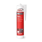 4x Alfa Bitumen Dichtmasse 300 ml Profi-Qualität schwarzer Dachdichtstoff witterungsbeständiger Bitumenkleber zum Abdichten und Verkleben