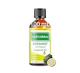 FORSYLVANEST Bergamotte Ätherisches Öl 100ML, 100% Reine Natürliche Ätherisches Öl, Bergamotteöl Für Hautpflege, Diffusor, Aromatherapie,Luftbefeuchter, Massage, Bad und DIY