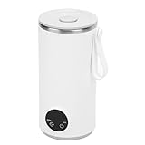 Reise Wasserkocher, 400 Ml Tragbarer Wasserkocher mit 4 Gang Temperaturregelung, 6000 MAh Wiederaufladbarer Edelstahl Reise Wasserkocher für Milchwasser