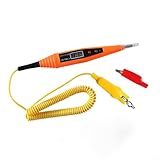 NexRen Digitaler Spannungsprüfer für Autoreparatur, 2,5 V-32 V Gleichstrom, Polaritätstest, LED, mit zweipoligem Durchgangs-Detektorstift, Relais-Tester