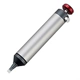 Shophubio Tragbares Entlöten mit Silikonspitze mit Metallkörper und 30hg-cm Saugleistung, Hochdruck-Lötentferner-Werkzeug für PCB-Reparatur und Elektronik