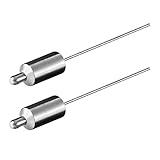 2 Stück Mini Abschlusswiderstand 75 Ohm End Widerstand für Antennendosen 2400MHz TV SAT