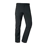 Schöffel Herren Pants Koper1, robuste Hose mit 4-Wege-Stretch, elastische und wasserabweisende Wanderhose für Männer, black, 50