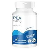 PEA 400mg - Palmitoylethanolamid - 120 Kapseln - hochdosiert - vegan - bioverfügbare Supplements aus Deutschland | Vitamintrend