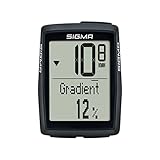 SIGMA BC 14.0 WL | kabelloser Fahrradcomputer mit 14 Funktionen |Barometrische Höhenmessung | Fahrradcomputer für Bergtouren | Einfache Bedienung mit großen Tasten und übersichtlichem Display