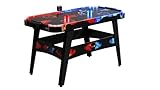 Carromco Airhockey Tisch Fire & Ice - Air Hockey Spieltisch mit LED Lichteffekten - mit belüftetem Spielfeld, beleuchteten Pucks und elektronischem Punktezähler - Gewicht 18 kg, Uni