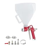 Orazio Pneumatische Trichterpistole Putzpistole 5L 3 Düsen Air Hopper Feed Lackierpistole Druckluft Textur Farbspritzpistole für Decke Wand Render Trockenbau Putz Malerei 221471