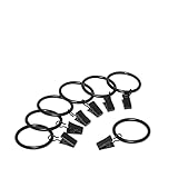 ORFOFE 20St Vorhänge mit Gardinenhaken Curtain Clips vorhangklammern Gardinenringe Gardinenclips duschvorhangstange Gardinenring mit Clip Vorhang-Clip-Ring Zubehör Vorhangring Hakenring