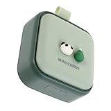 CHICAMPERA Tragbare Tablettenbox aus PP Kunststoff 7 Tage Wochensortierer mit Mehreren Fächern Kompakter Medikamentenbehälter für Reisen und Alltag Grün