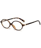 boluoboluomi Vintage-Brille für Frauen ohne Rand, ovales Gestell für Männer und Frauen, ovale, kleine Unisex-Sonnenbrille, Retro-Brille aus den 90ern