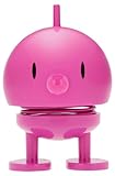 Hoptimist Bumble, Wackelfigur, Skandinavische Deko für Wohnzimmer, Schreibtisch, Büro, Flur, Badezimmer, Modern & Skandinavisch, Tolles Geschenk, 4,5 x 5,8 x 7,6 cm, Small, Pink