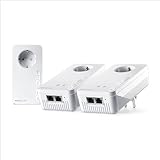 devolo Magic 2 WiFi 6 Multiroom Kit, WLAN Powerline Adapter -bis zu 2.400 Mbit/s, Mesh WLAN Steckdose, 4X Gigabit LAN, Access Point, dLAN 2.0, weiß