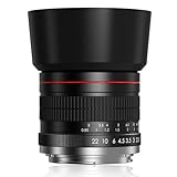 F Objektiv für Nikon – 85mm f1.8 Manuelles Fokus Portraitobjektiv für Nikon DSLRs D3500 D850 D7500 D5600 D3400 D500 D7200 D5500 D750 D810 D3300 D5300 D610 D7100 D5200 D600 D3200 D800 etc