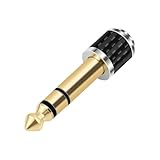 Wilgure Kopfhöreradapter 3 5 Mm Bis 6 35 Mm Mit Goldplattiertem Stecker Höranpassungsanbieter Hörausrüstungsadapter