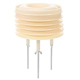 Veemoon Wetterstation Schutzhülle Temperatursensor Gehäuse Wetterfest Robust Louver Box Kompakt für Außenbereich Einfache Montage Langlebig und Sicher