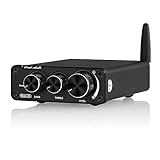 Nobsound G3 Bluetooth 5.0 Stereo Audio Verstärker Empfänger 2 Kanal Klasse D Mini HiFi Leistungsverstärker für Heimlautsprecher 50 W x 2 TPA3116 (Black)