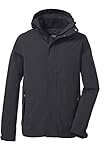 Killtec Herren Funktionsjacke/Outdoorjacke mit abzippbarer Kapuze KOS 87 MN JCKT_XENIOS; schwarz, L, 39147-000