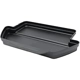 NaschLager Auffangschale kompatibel mit Tefal OptiGrill GC705D GC702D GC718D GC714D GC730D – Ersatzteil TS-01039270 – Tropfschale aus Kunststoff – schwarz – spülmaschinengeeignet