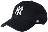 47 Brand Unisex Mlb New York Yankees 47 Brand Clean UP Cap, Black, One Size