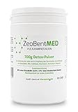 ZeoBent MED Detox-Pulver 700 g, von Ärzten empfohlen, Apothekenqualität, laboranalysiert, Zeolith und Bentonit Mischung zur Entgiftung und Entschlackung