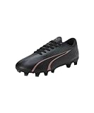 PUMA Ultra Play FG/AG JR Soccer Shoe, Schwarze Kupferrose, 37 EU