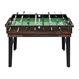 Multifunktionale Spieltische 10 in 1 Multifunktionstisch 122 x 60 x 80 cm Multi-Spieltisch mit Fußball, Billardtisch, Slide-Hockey, Tischtennis und Zubehör