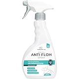 Anti Floh Spray - AMP 2 CL - für Wohnung und Möbel - Anti Flohmittel als Umgebungsspray gegen Flöhe im Haushalt bei Hunden und Katzen