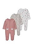 C&A Baby Mädchen Pyjamas Onesie Regular Fit Verziert|Bedruckt dunkelrosa 86