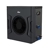 AquaForte Mini Wärmepumpe 5 kW mit ABS Kunststoffgehäuse, Schwarz