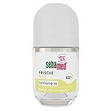 SEBAMED Frische Deo Lemongras Roll-on, zuverlässiger Schutz vor Körpergeruch, 48h Wirkung, langanhaltende Frische, ohne Aluminiumsalze, mit frischem Duft nach Lemongras, 50 ml