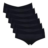 Intimate Portal Umstandsslips Umstandsunterwäsche Schwangerschaft Postpartum Unterwäsche Schwangerschaftsslips 6er-Pack Schwarz M