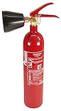 CO² Feuerlöscher 2 kg Schneerohr (GS-2X mit Prüfplakette von HausundWerkstatt24)