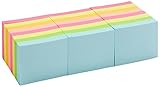 Amazon Basics Rechteckig Mini-Haftnotizen, 3,8 x 5 cm, 24Stück, Bunt