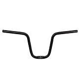 Outdoorm Mountainbike-Lenker, 25,4 mm Durchmesser, 580 mm, extra langer Lenker, Aluminiumlegierung, klappbarer Rennrad-Lenker (210 mm / 8,3 Zoll Höhe)
