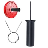 Gewichtsstapel-Nadel | 10 mm Schnellverschluss mit Federclip Kragen – Fitnessgerät Pin Gewichtsstapelverlängerung | für Krafttraining, Drop-Sets, Beinpresse, Langhanteln, Gewichtheben