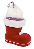 Idena 8550022 - Nikolausstiefel, Rot, Nikolaus, zum...