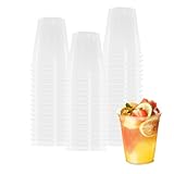 VicBou 50 Stück 360ml Partybecher,Partybecher,Wiederverwendbare Mattierte Partybecher,Partybecher Set für Getränkepartys,Geburtstag,Hochzeit, Weihnachten,Champagner Bier Cocktail